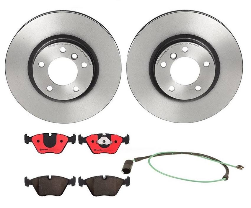 Brembo Brake Pads and Rotors Kit - Front (315mm) (Ceramic)